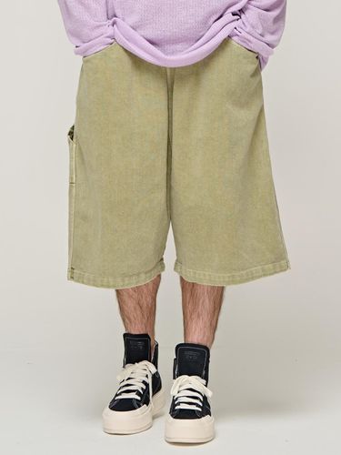 CB PIGMENT MULTI POCKET SHORTS (KHAKI) - CARGOBROS - Modalova