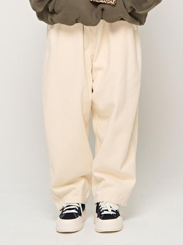 CB BASIC NAPPING WIDE BANDING PANTS - CARGOBROS - Modalova