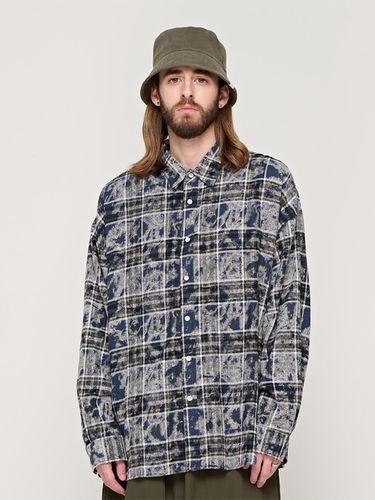 CB WASHABLE OVER CHECK SHIRT (NAVY) - CARGOBROS - Modalova