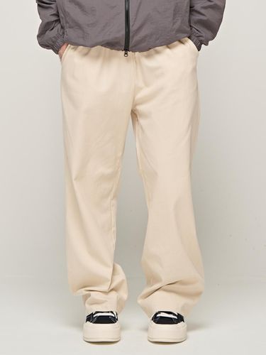 CB COTTON TWILL WIDE BANDING PANTS - CARGOBROS - Modalova