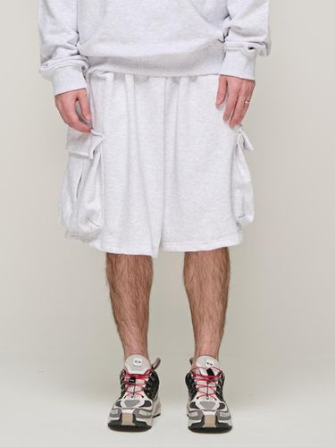 CB SOFT CARGO SWEAT SHORTS (LIGHT GRAY) - CARGOBROS - Modalova