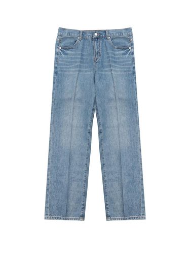 PT006 Soft denim pants Mid-blue - ALL CLASSIC - Modalova