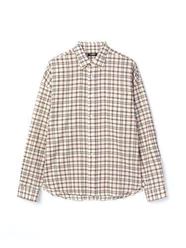 Oversized Vintage Checkered Shirt Pink - DNSR - Modalova