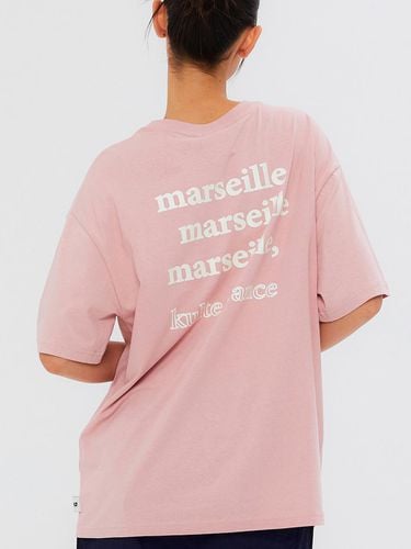 UV MARSEILLE LETTERING T-SHIRT PINK - KULTE - Modalova