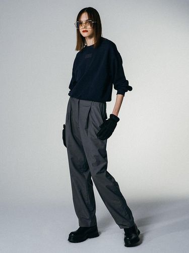 Yuthentic One Tuck Wide Pants Gray - YUTHENTIC - Modalova