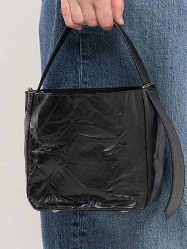 BELLA leather tote bag_Black - JMARK New York - Modalova