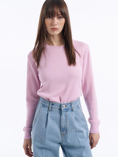 Crew Neck Knit Top[LMBCSPKN170]-5color - Lamerei - Modalova