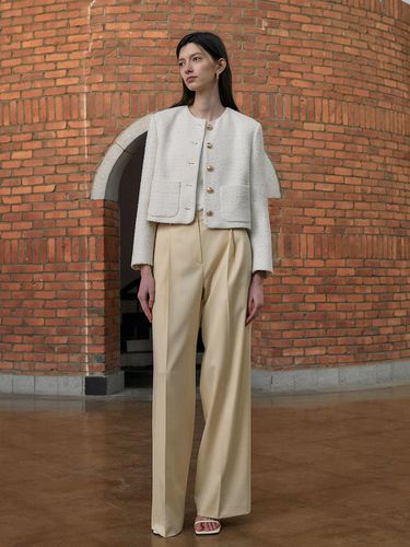 One-Tuck Pants[LMBCSPPT502]-Light - Lamerei - Modalova