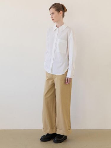 Wide pants_Beige - JMARK New York - Modalova