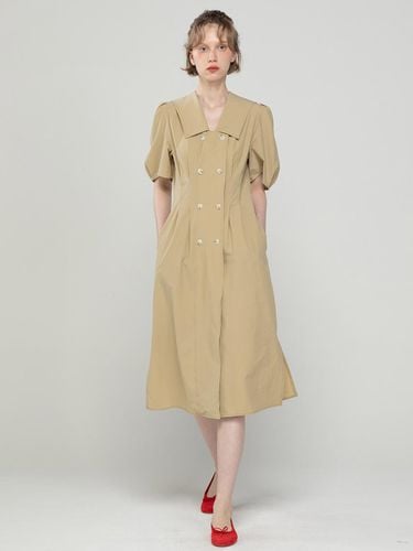 Double button dress_Beige - JMARK New York - Modalova