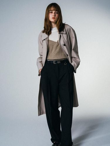 Yuthentic Tuck Wide Pants Brown - YUTHENTIC - Modalova