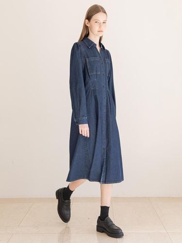 Denim dress_Blue - JMARK New York - Modalova