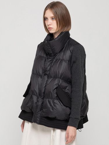 High-necked down Vest_Black - JMARK New York - Modalova