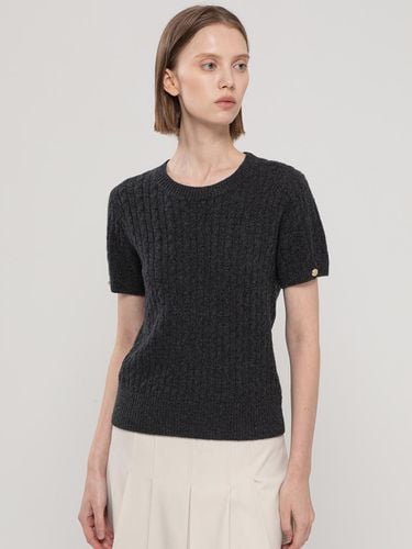 Wool cable knitwear_Black - JMARK New York - Modalova