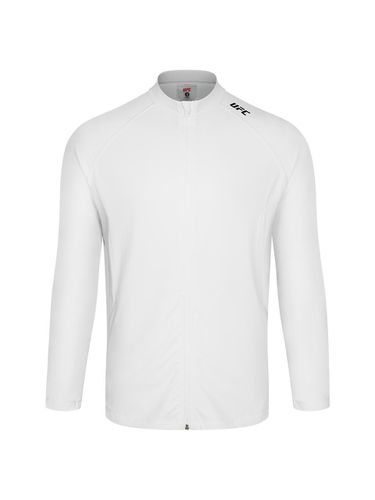 UFC Sun Guard Regular Fit Zip-Up Rash Guard White - UFCSPORT - Modalova