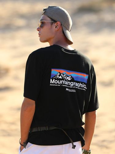 Mountain Graphic silhouette short-sleeved T-shirt - Fluke - Modalova