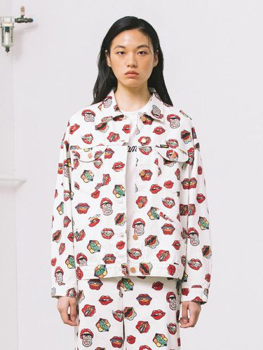 A lip print jacket - Wrangler - Modalova