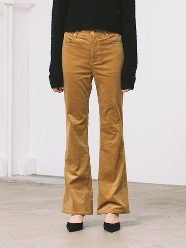 Flare Corduroy Pants Beige - Wrangler - Modalova