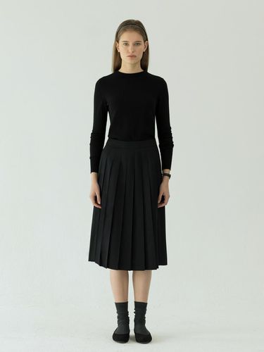 Classic pleated skirt (Dark navy) - KLEAN - Modalova