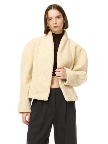 W SHEARLING PUFF JACKET_03 - Lang&Lu - Modalova