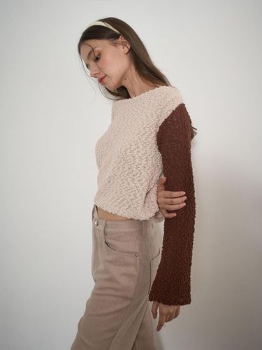 BROCCOLI CREAM KNITWEAR-BEIGE&BROWN - AWIT - Modalova