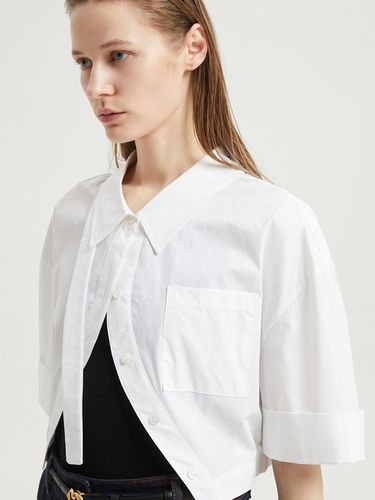 Jersey Top Cotton Shirt Blouse - LUCKY CHOUETTE - Modalova