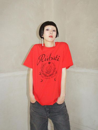 Pearl Oyster Retro Tshirt_VINTAGE RED - Rubati - Modalova