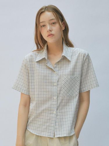 Danny half sleeve check shirt () - lesatelier - Modalova