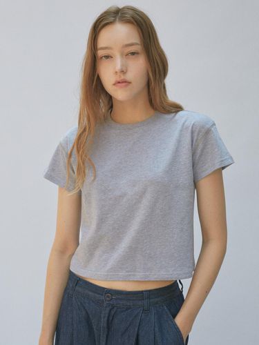 Cotton crop t shirt (3 colors) - lesatelier - Modalova