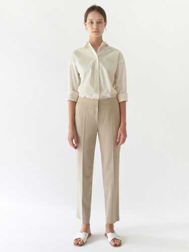 Pencil straight trousers - Beige - KLEAN - Modalova