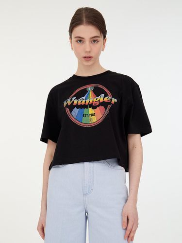 Crop Rainbow Mountain Short Sleeve T-shirt - Wrangler - Modalova