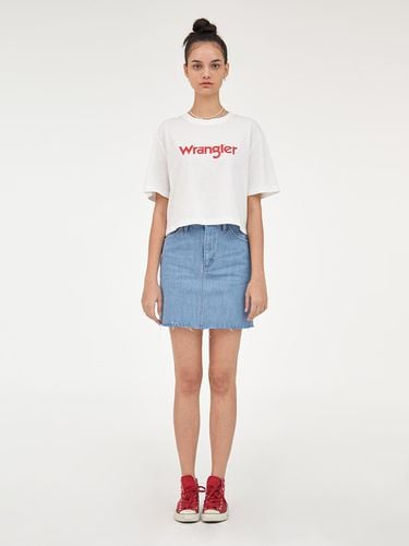 Heavy Twill Frayed Skirt - Wrangler - Modalova