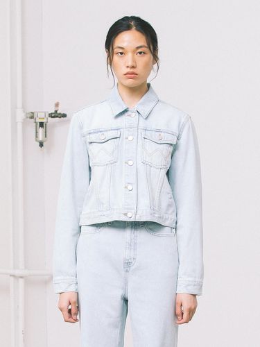 A cropped denim jacket - Wrangler - Modalova