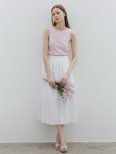 Luna shirring skirt (White) - KLEAN - Modalova