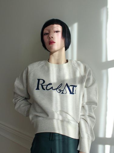 Lettering Logo Sweatshirt - Rubati - Modalova