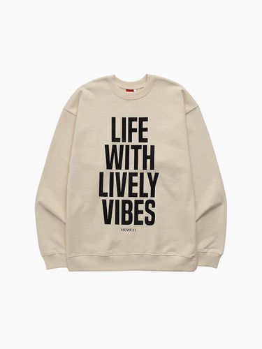 UNISEX LIVELY SLOGAN SWEATSHIRT - MENASOO - Modalova