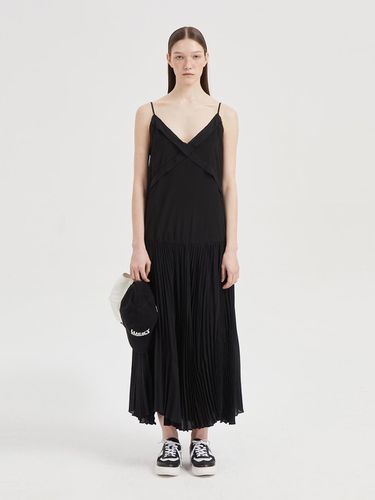 String Sleeveless Layered Long Dress (Solid) - LUCKY CHOUETTE - Modalova