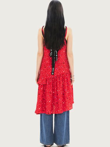 Dot Print Slip Dress_LFDAA24160REX - LUCKY CHOUETTE - Modalova