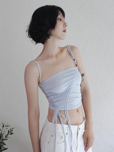 Shirring Strap Tube Top_ICE BLUE - Rubati - Modalova