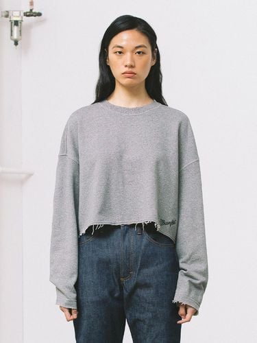 Rope Logo Cropped Sweatshirt Gray - Wrangler - Modalova