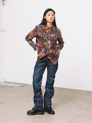 A floral printed denim shirt - Wrangler - Modalova