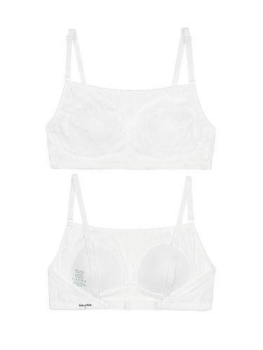 CLOVER BRALETTE [white] - Pelo a Pelo - Modalova