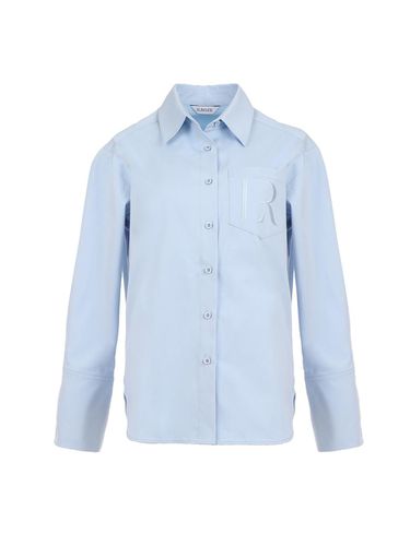 Classic R Logo Shirt (BLUE) - ILROZE - Modalova