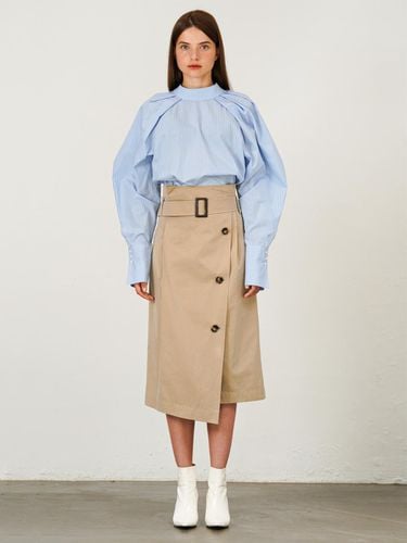 Asymmetric Trench Skirt - ILROZE - Modalova