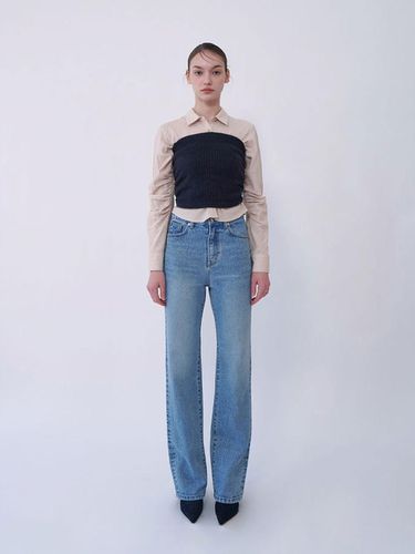 EMBROIDERED STRAIGHT JEANS - AWIT - Modalova