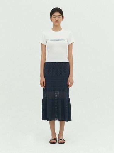 Crochet Flare Knit Skirt - Wrangler - Modalova