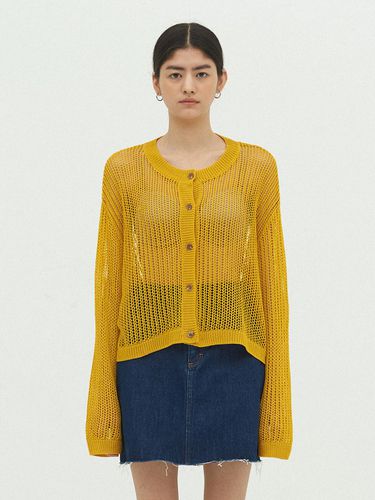 A mesh knit cardigan - Wrangler - Modalova