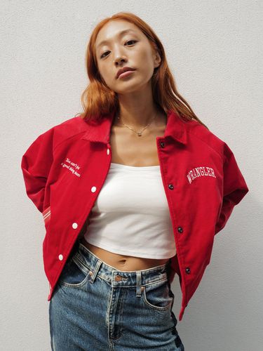 Corduroy Red Bomber Jacket - Wrangler - Modalova