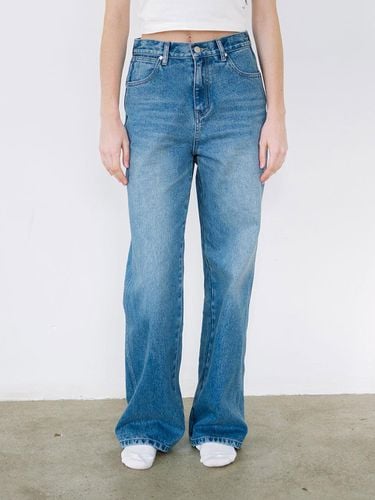 Semi-Wide Denim Pants Indigo Medium - Wrangler - Modalova