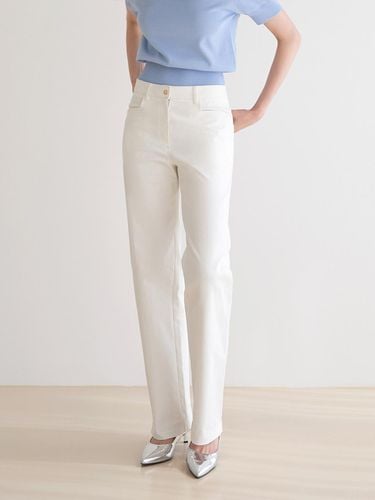 White Cotton Pants - ILROZE - Modalova